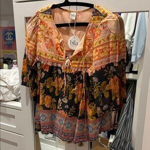 Bila Multicolor Floral Blouse